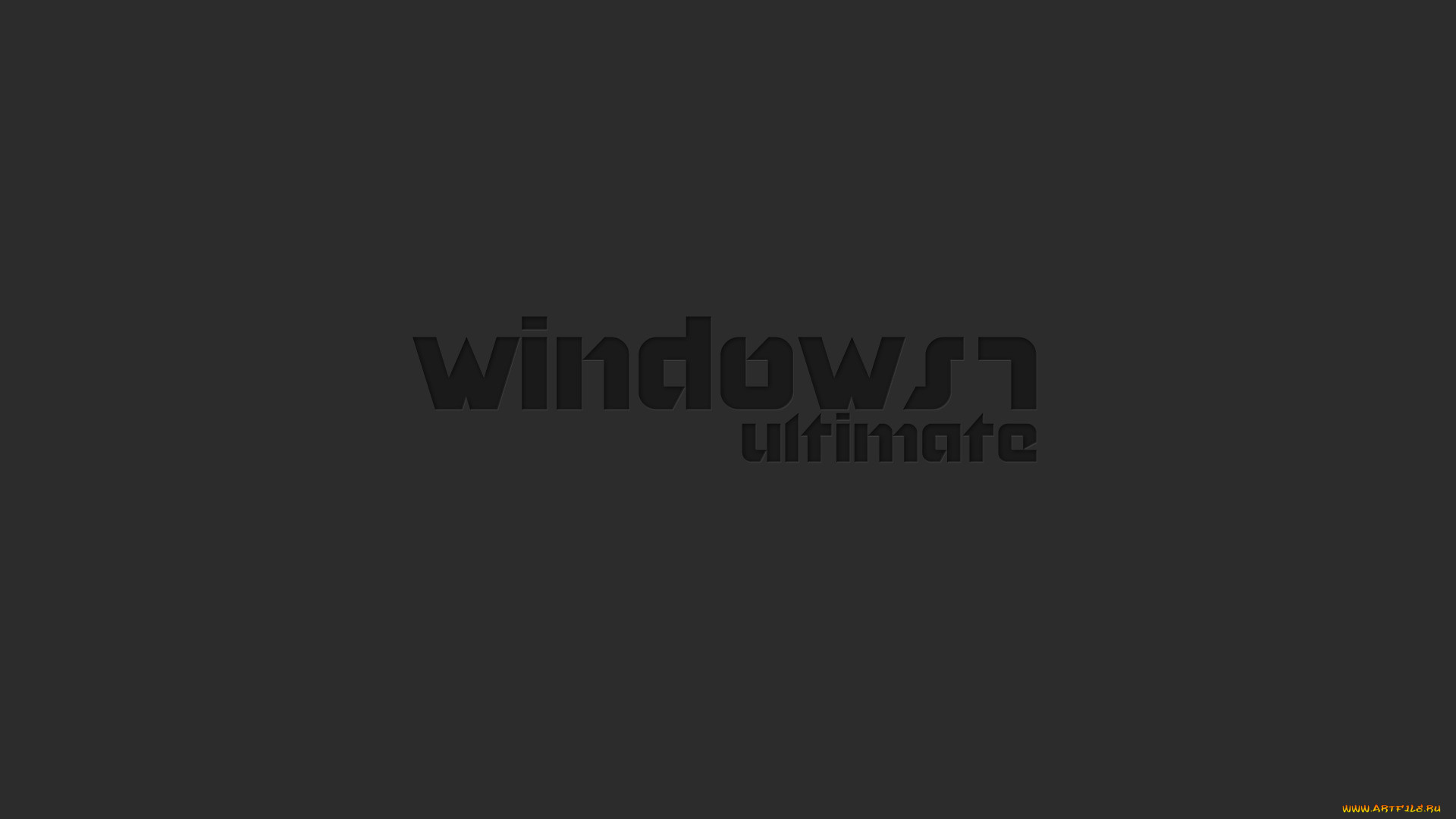 , windows, vienna, 7, minimalism, dark, microsoft